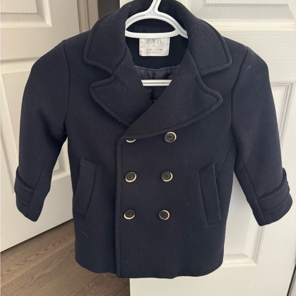 Zara size6 Double-Breasted Kids Coat